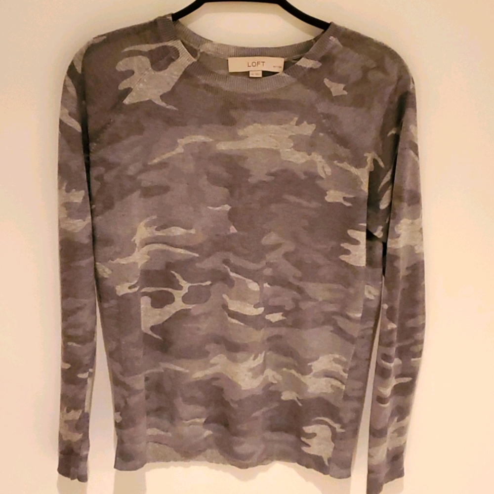 Camo Loft Sweater